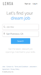 Mobile Screenshot of lensa.com